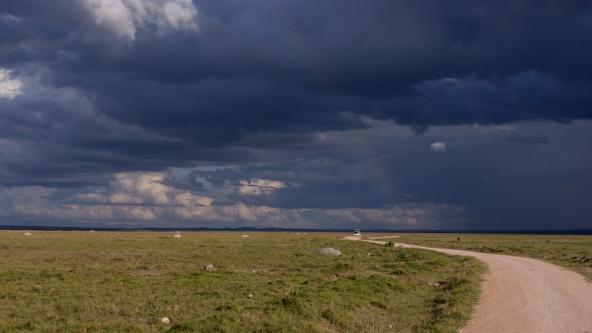 Beeindruckendes Wolkenspiel am Himmel