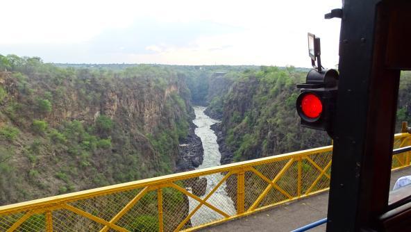 Victoria Falls Bridge Sambia Simbabwe Zug Ausflug