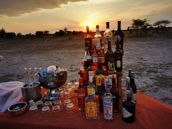 Sundowner Nxai Pan Camp Kwando Botswana