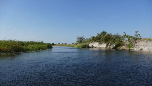 Namibia Kwando Fluss Bwabwata Nationalpark