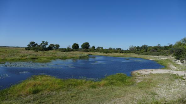 Namibia Bwabwata Nationalpark Kwando Core Area Kwando Fluss