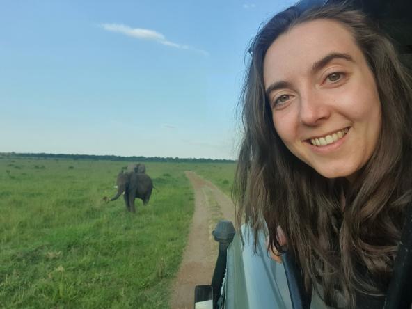 Elefanten-Selfie Masai Mara