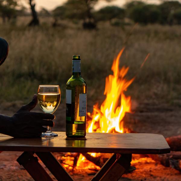 Honeyguide Tarangire Camp - Lagerfeuer